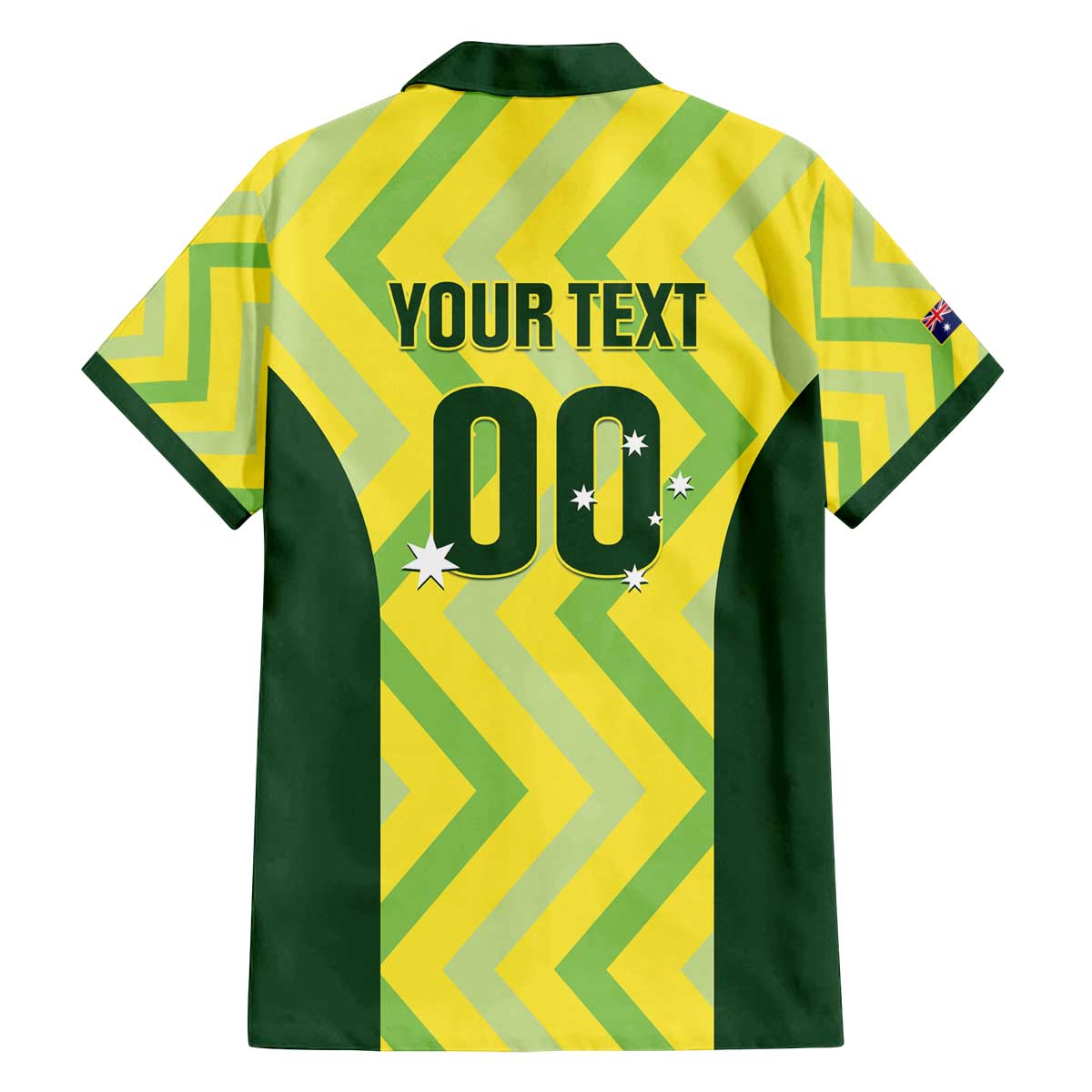 Custom Australia Socceroos 2025 Family Matching Off The Shoulder Long Sleeve Dress and Hawaiian Shirt Forever Golden - Aussie Hoodie