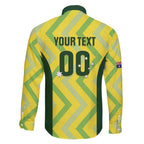 Custom Australia Socceroos 2025 Family Matching Off Shoulder Short Dress and Hawaiian Shirt Forever Golden - Aussie Hoodie