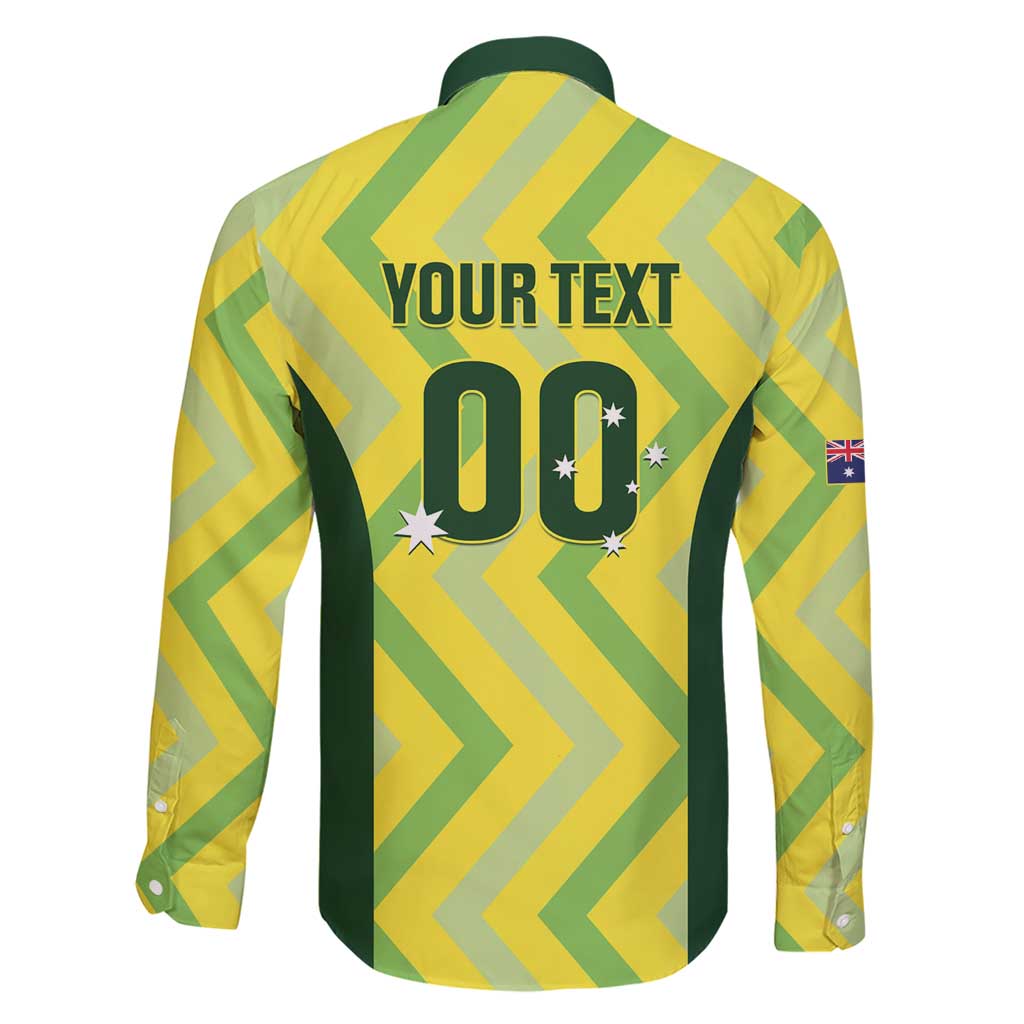 Custom Australia Socceroos 2025 Family Matching Short Sleeve Bodycon Dress and Hawaiian Shirt Forever Golden - Aussie Hoodie