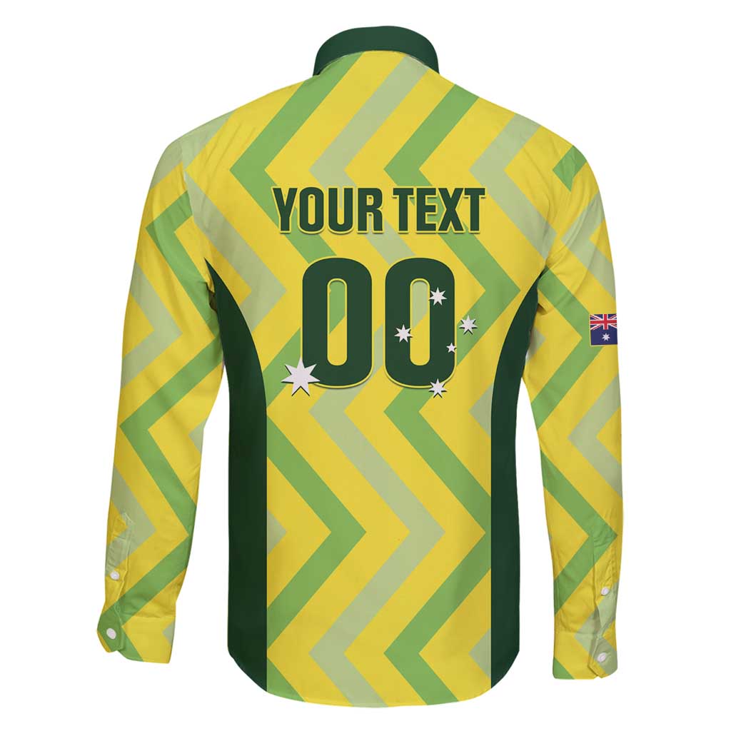 Custom Australia Socceroos 2025 Family Matching Summer Maxi Dress and Hawaiian Shirt Forever Golden - Aussie Hoodie