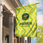 Australia Socceroos 2025 Garden Flag Forever Golden - Aussie Hoodie