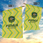 Australia Socceroos 2025 Garden Flag Forever Golden - Aussie Hoodie
