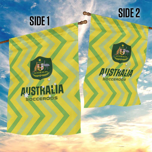 Australia Socceroos 2025 Garden Flag Forever Golden - Aussie Hoodie