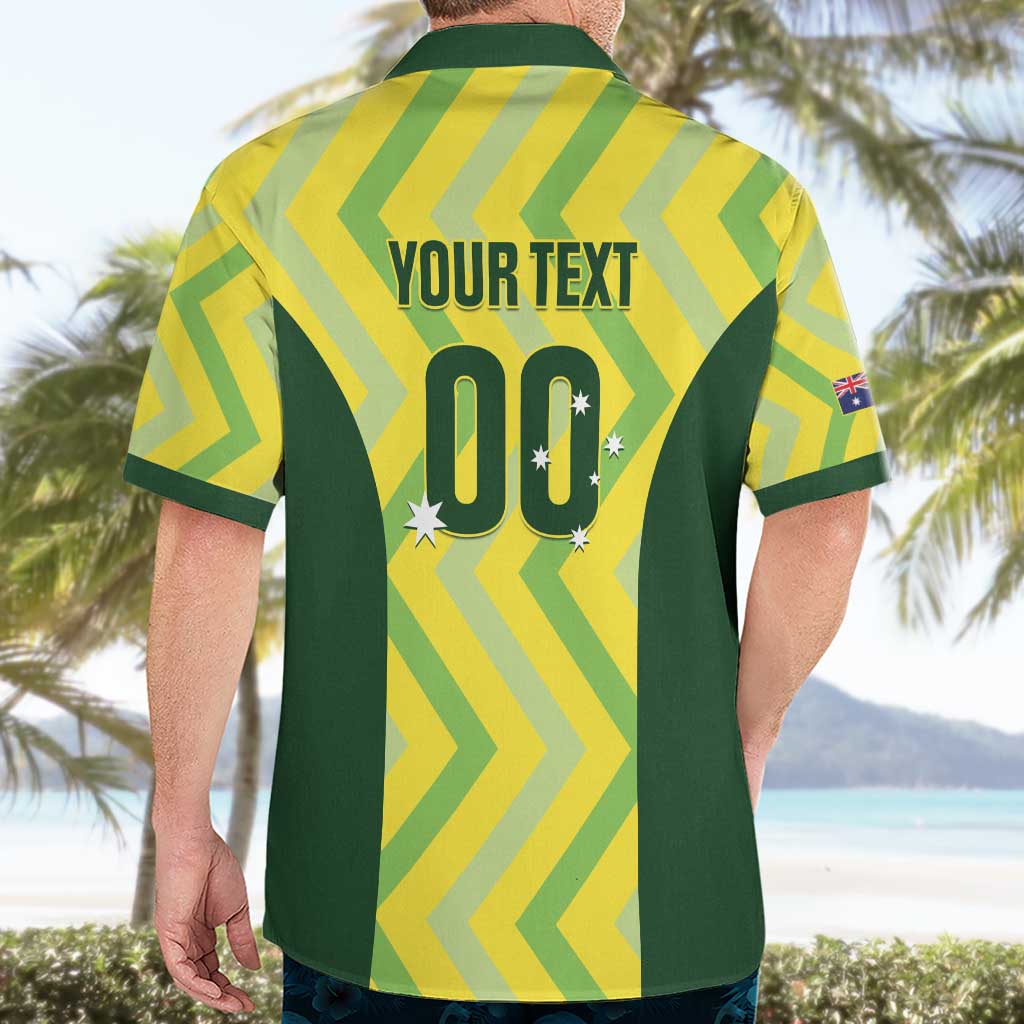 Custom Australia Socceroos 2025 Hawaiian Shirt Forever Golden - Aussie Hoodie