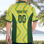 Custom Australia Socceroos 2025 Hawaiian Shirt Forever Golden - Aussie Hoodie
