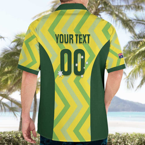 Custom Australia Socceroos 2025 Hawaiian Shirt Forever Golden - Aussie Hoodie
