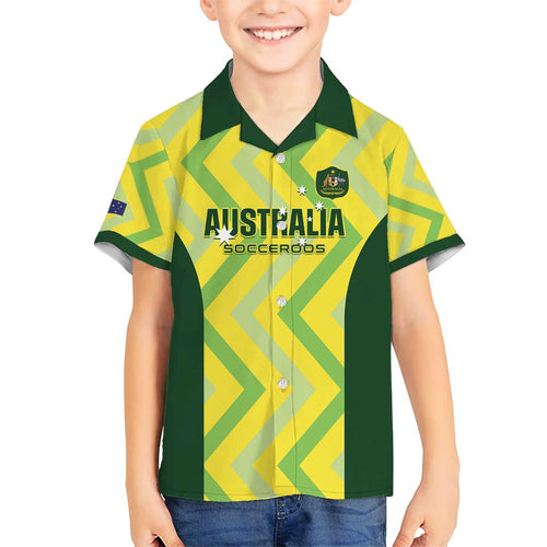 Custom Australia Socceroos 2025 Hawaiian Shirt Forever Golden - Aussie Hoodie