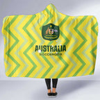 Australia Socceroos 2025 Hooded Blanket Forever Golden - Aussie Hoodie