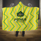 Australia Socceroos 2025 Hooded Blanket Forever Golden - Aussie Hoodie