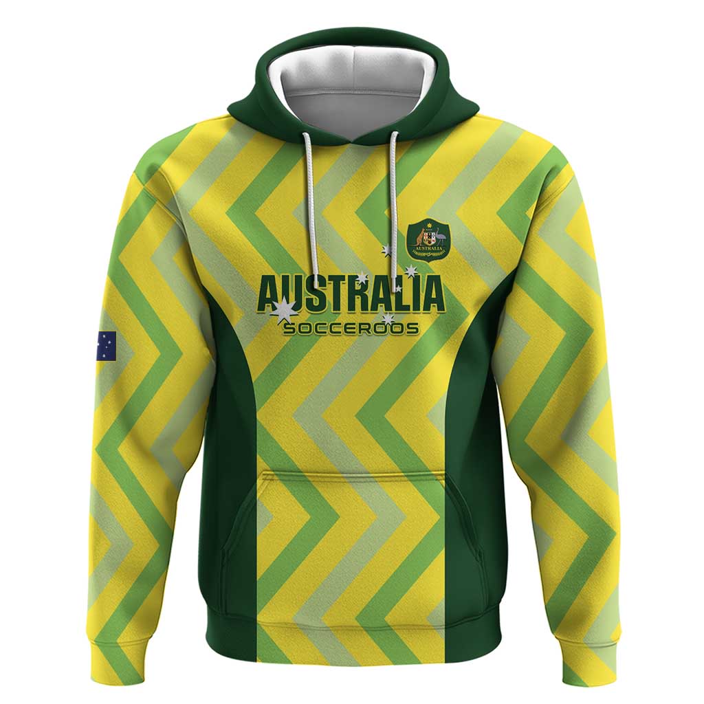 Custom Australia Socceroos 2025 Hoodie Forever Golden - Aussie Hoodie