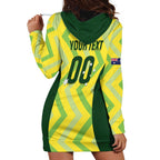 Custom Australia Socceroos 2025 Hoodie Dress Forever Golden - Aussie Hoodie