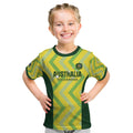 Custom Australia Socceroos 2025 Kid T Shirt Forever Golden - Aussie Hoodie