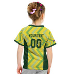 Custom Australia Socceroos 2025 Kid T Shirt Forever Golden - Aussie Hoodie