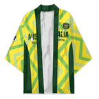 Custom Australia Socceroos 2025 Kimono Forever Golden - Aussie Hoodie