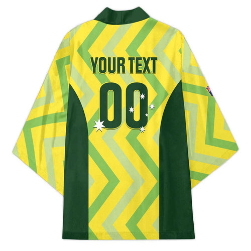 Custom Australia Socceroos 2025 Kimono Forever Golden - Aussie Hoodie