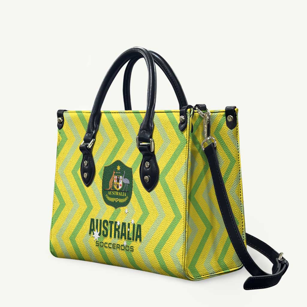 Australia Socceroos 2025 Leather Bag Forever Golden - Aussie Hoodie
