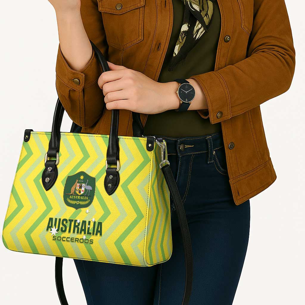 Australia Socceroos 2025 Leather Bag Forever Golden - Aussie Hoodie