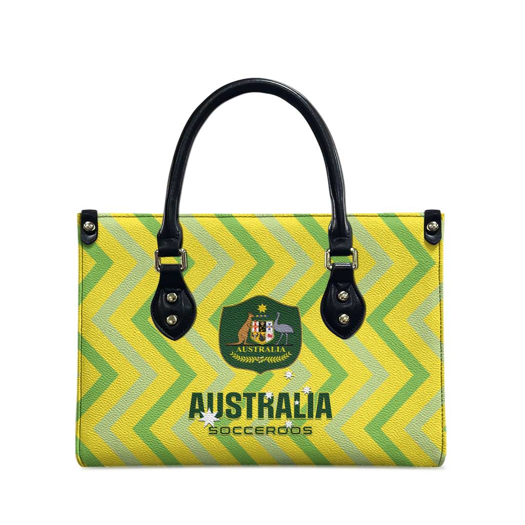 Australia Socceroos 2025 Leather Bag Forever Golden - Aussie Hoodie