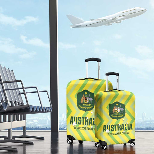 Australia Socceroos 2025 Luggage Cover Forever Golden - Aussie Hoodie