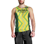 Custom Australia Socceroos 2025 Men Tank Top Forever Golden - Aussie Hoodie