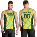 Custom Australia Socceroos 2025 Men Tank Top Forever Golden - Aussie Hoodie