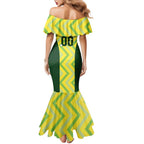 Custom Australia Socceroos 2025 Mermaid Dress Forever Golden - Aussie Hoodie