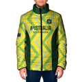 Custom Australia Socceroos 2025 Padded Jacket Forever Golden - Aussie Hoodie