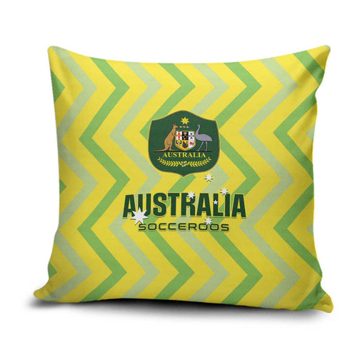 Australia Socceroos 2025 Pillow Cover Forever Golden - Aussie Hoodie