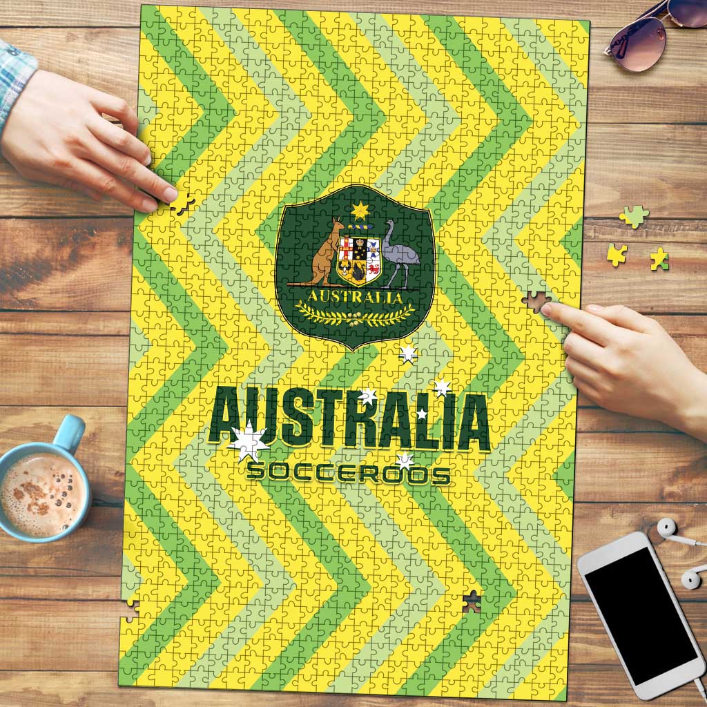 Australia Socceroos 2025 Puzzle Forever Golden - Aussie Hoodie