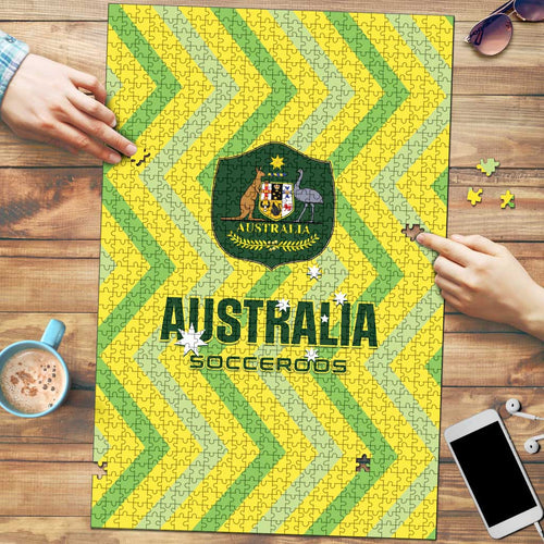 Australia Socceroos 2025 Puzzle Forever Golden - Aussie Hoodie