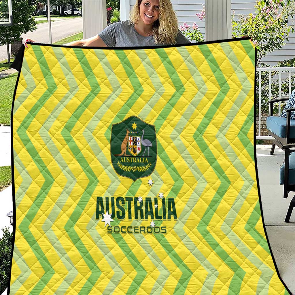 Australia Socceroos 2025 Quilt Forever Golden - Aussie Hoodie