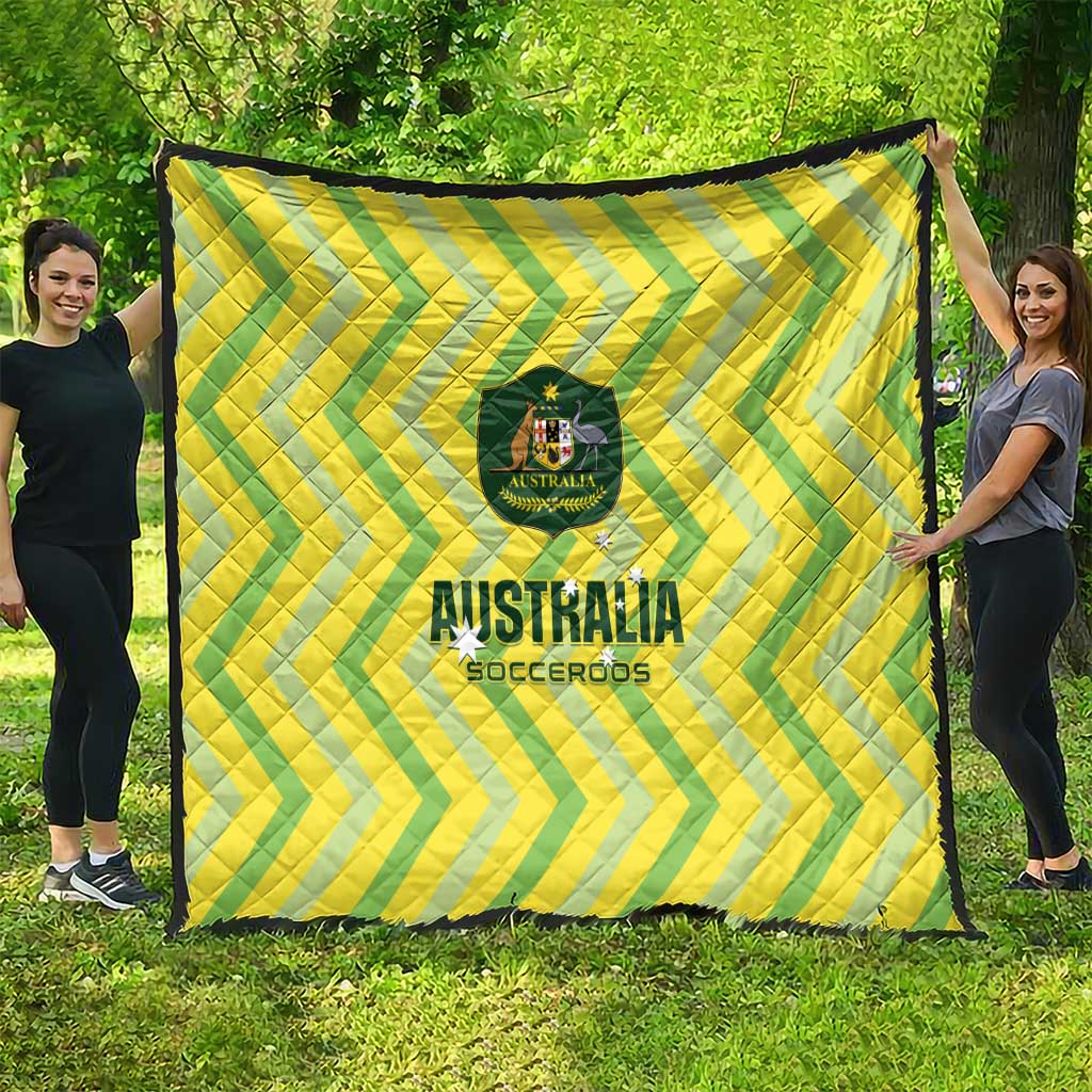 Australia Socceroos 2025 Quilt Forever Golden - Aussie Hoodie