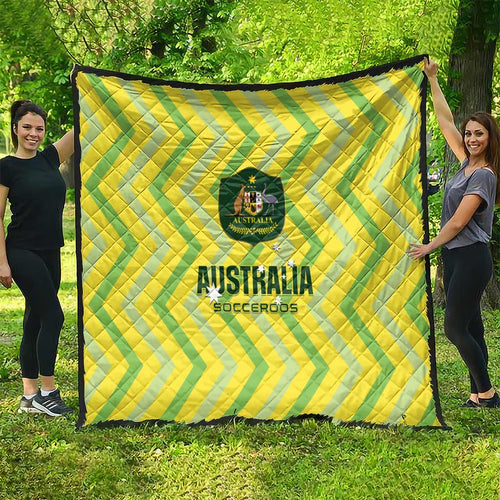 Australia Socceroos 2025 Quilt Forever Golden - Aussie Hoodie