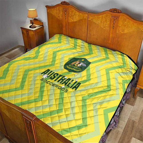 Australia Socceroos 2025 Quilt Forever Golden - Aussie Hoodie