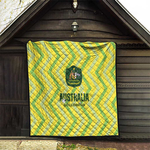 Australia Socceroos 2025 Quilt Forever Golden - Aussie Hoodie