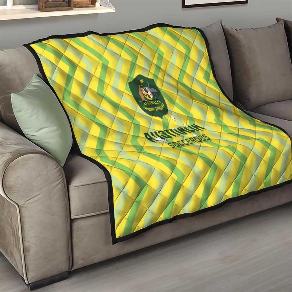 Australia Socceroos 2025 Quilt Forever Golden - Aussie Hoodie