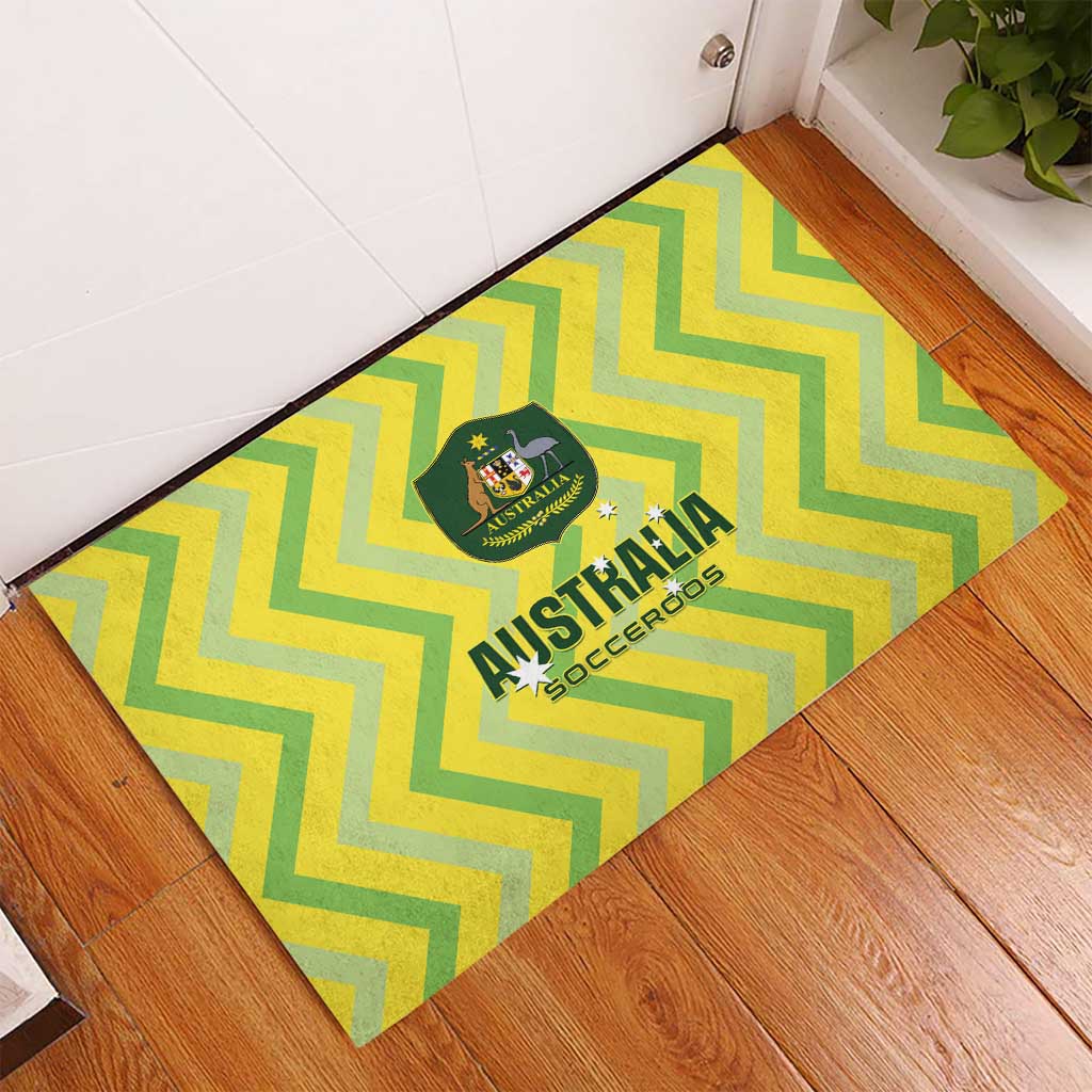 Australia Socceroos 2025 Rubber Doormat Forever Golden - Aussie Hoodie