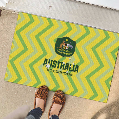 Australia Socceroos 2025 Rubber Doormat Forever Golden - Aussie Hoodie