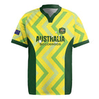 Custom Australia Socceroos 2025 Rugby Jersey Forever Golden - Aussie Hoodie