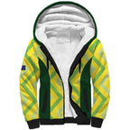 Custom Australia Socceroos 2025 Sherpa Hoodie Forever Golden - Aussie Hoodie