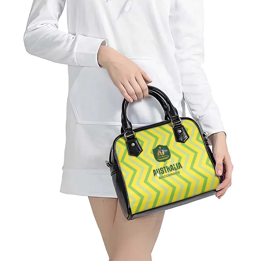 Australia Socceroos 2025 Shoulder Handbag Forever Golden - Aussie Hoodie