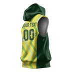 Custom Australia Socceroos 2025 Sleeveless Hoodie Forever Golden - Aussie Hoodie