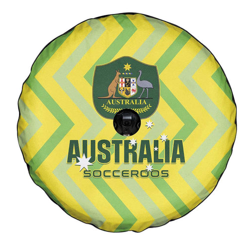 Australia Socceroos 2025 Spare Tire Cover Forever Golden - Aussie Hoodie
