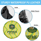 Australia Socceroos 2025 Spare Tire Cover Forever Golden - Aussie Hoodie