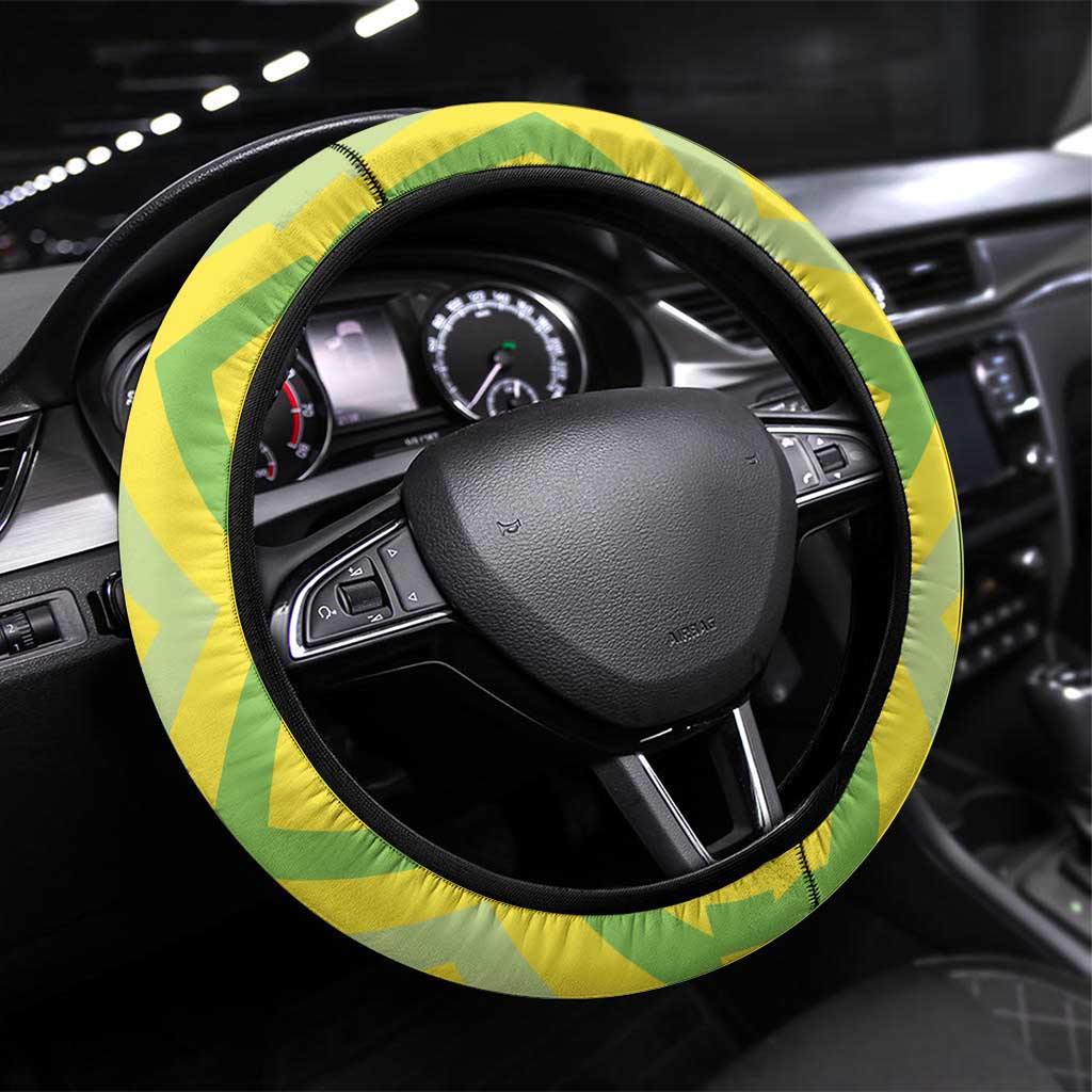 Australia Socceroos 2025 Steering Wheel Cover Forever Golden - Aussie Hoodie