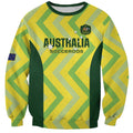 Custom Australia Socceroos 2025 Sweatshirt Forever Golden - Aussie Hoodie
