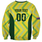 Custom Australia Socceroos 2025 Sweatshirt Forever Golden - Aussie Hoodie
