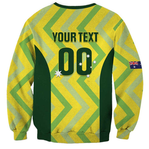 Custom Australia Socceroos 2025 Sweatshirt Forever Golden - Aussie Hoodie