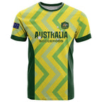 Custom Australia Socceroos 2025 T Shirt Forever Golden - Aussie Hoodie