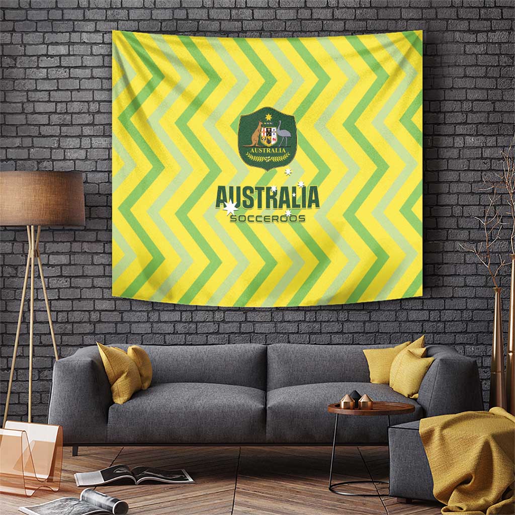 Australia Socceroos 2025 Tapestry Forever Golden - Aussie Hoodie
